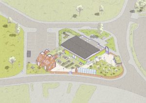Architects plans for the Newington Community Hub
